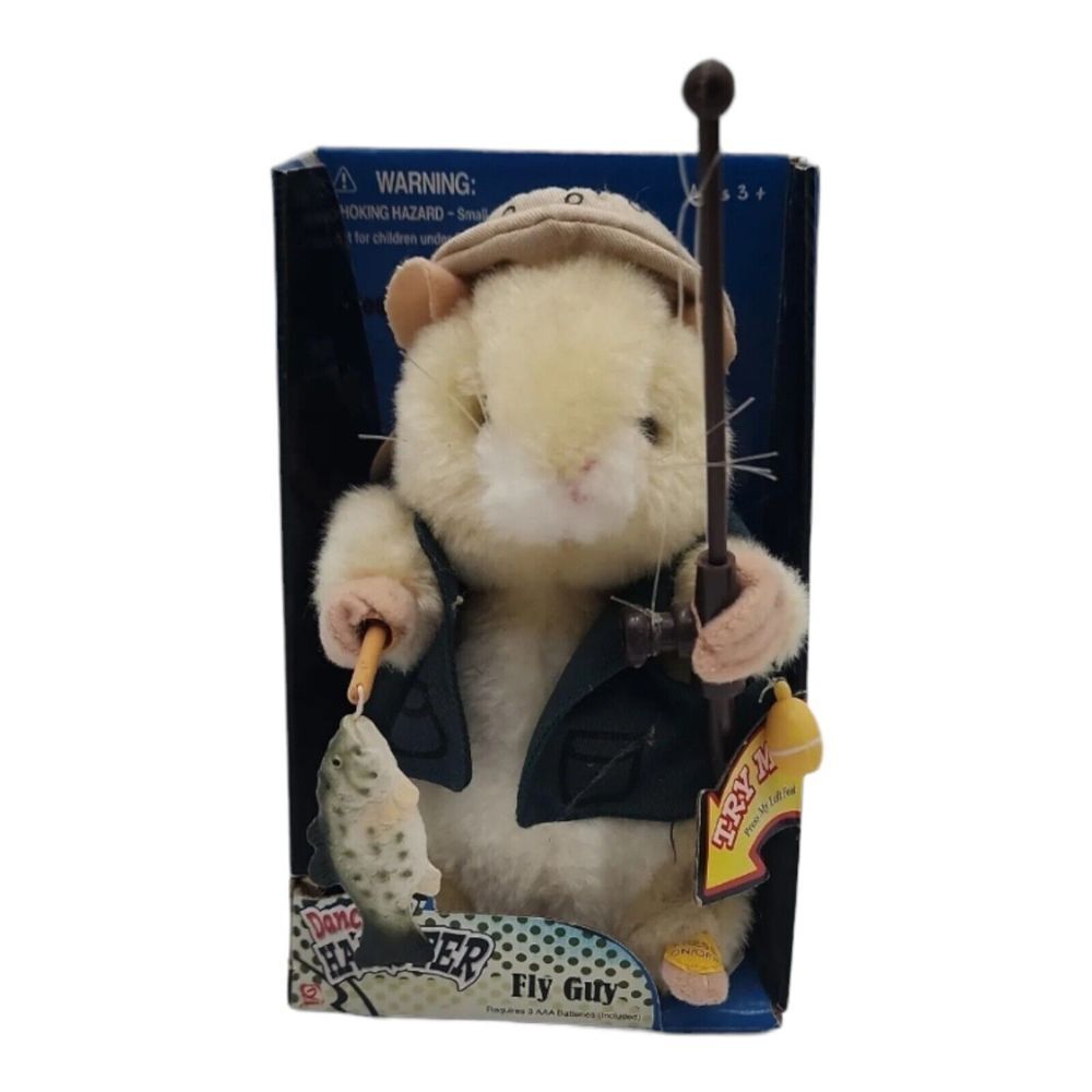 Gemmy Dancing‎ Hamster Fly Guy Dances To " Hooked On A Feeling " RARE 2002 READ